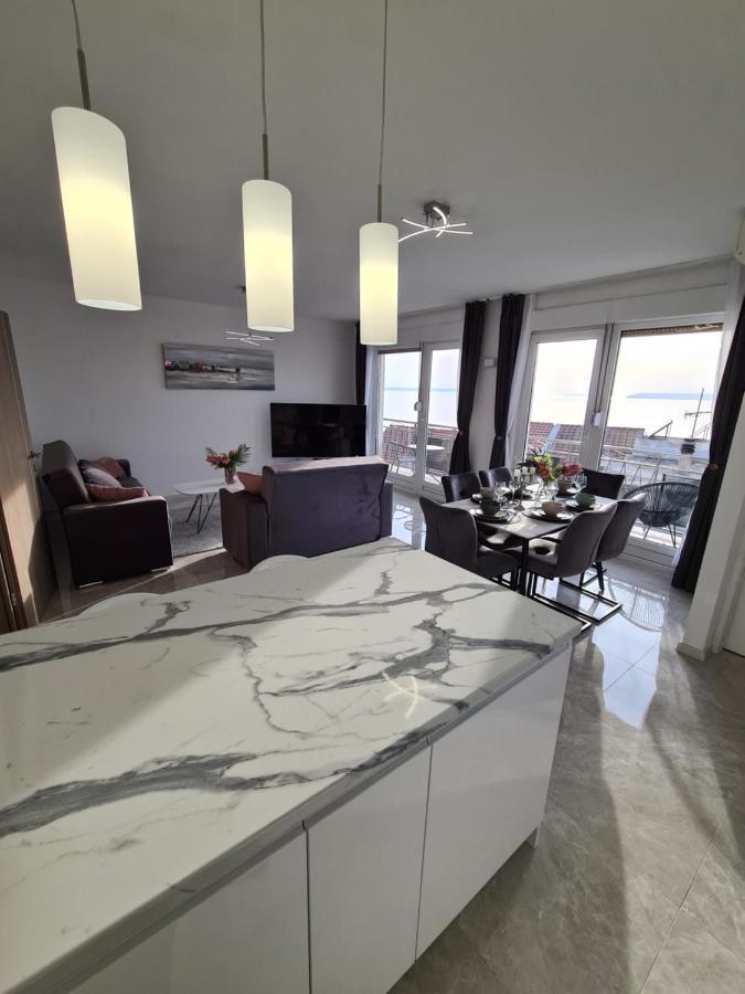 Luxury Panorama View Apartments Nada With Free Private Parking Podstrana Luaran gambar